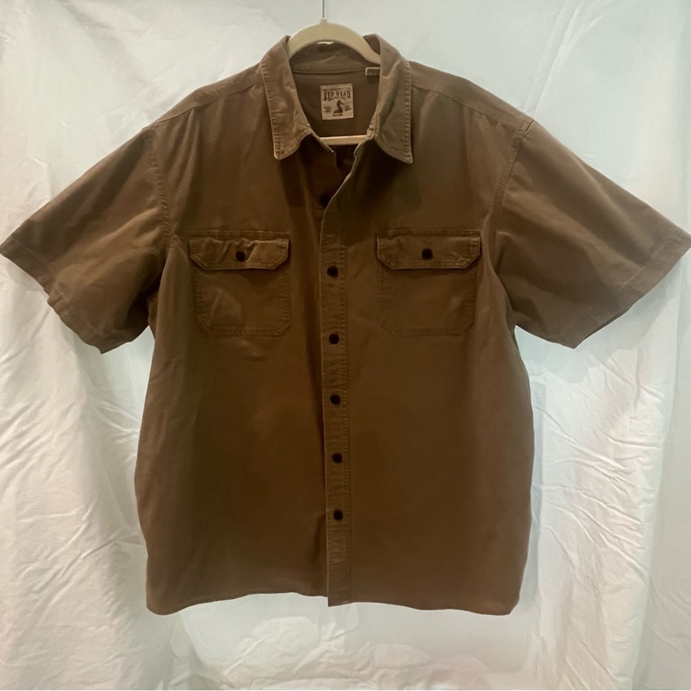 Red Head Men's 100% cotton work/camping/outdoors shirt. Size:2XL